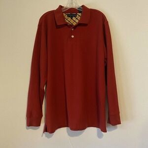 Siegfried & Co. Lg. Pullover Shirt LS Cotton Blend Red